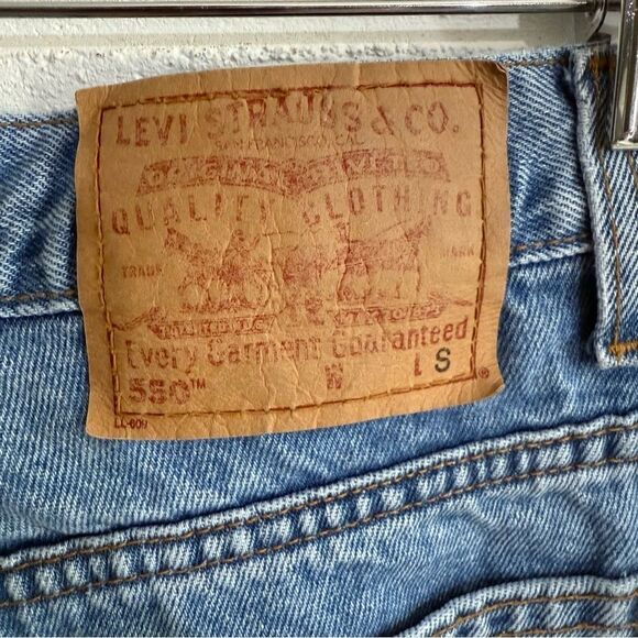 VINTAGE Levi’s 550 Relaxed Fit Tapered Leg Jeans Size 10 Short - Picture 3 of 6